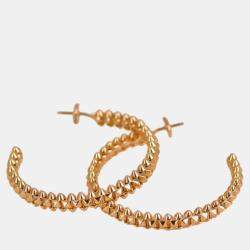 Cartier Clash De Cartier Hoop Rose Gold Earrings Small Model