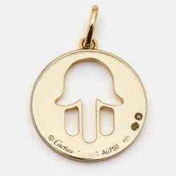 Cartier Symbol Hand of Fatima 18k Yellow Gold Pendant Cartier TLC