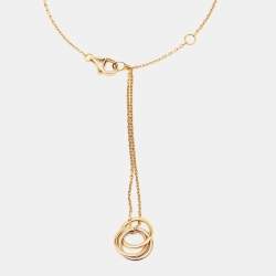 Pre Owned Cartier Trinity de Cartier 18K Three Tone Gold Bracelet