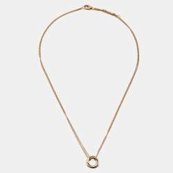 Pre Owned Cartier Trinity 18K Three Tone Gold Necklace