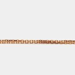 Pre Owned Cartier Love Diamonds 18k Rose Gold Necklace