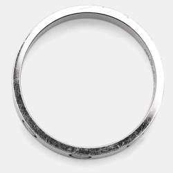 مملوكة مسبقًا خاتم زفاف كارتييه لوف ذهب أبيض عيار 18 مقاس 53