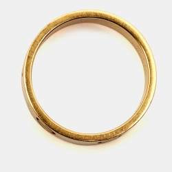 Pre Owned Cartier Love 18k Yellow Gold Band Ring Size 56