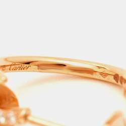 Cartier Juste Un Clou Diamonds 18k Rose Gold Earrings