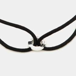 مملوكة مسبقًا Cartier Love Charity Diamonds 18k White Gold Adjustable Cord Bracelet