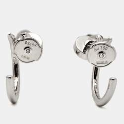 Cartier Juste Un Clou 18k White Gold Earrings