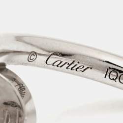 Cartier Juste Un Clou 18k White Gold Earrings