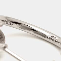 Cartier Juste Un Clou 18k White Gold Earrings