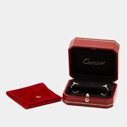 Cartier Juste Un Clou 18k White Gold Earrings