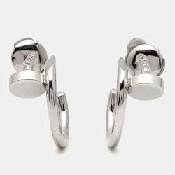 Cartier Juste Un Clou 18k White Gold Earrings
