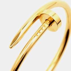 Pre Owned Cartier Juste Un Clou 18k Yellow Gold Bracelet 15