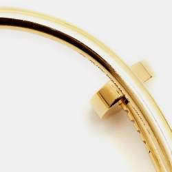Pre Owned Cartier Juste Un Clou 18k Yellow Gold Bracelet 15