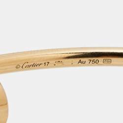 Pre Owned Cartier Juste Un Clou 18k Yellow Gold Small Model Bracelet 17