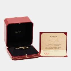 Pre Owned Cartier Juste Un Clou 18k Yellow Gold Small Model Bracelet 17