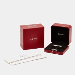 مملوكة مسبقًا Cartier Love 18k White Gold Bracelet 16