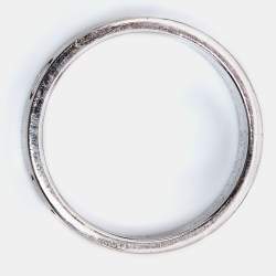 Pre Owned Cartier Love 18k White Gold Ring Size 54