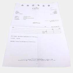 مملوكة مسبقًا Cartier Love Vintage 18K White Gold Diamond Ring EU 52