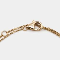 Pre Owned Cartier Trinity 18k Three Tone Gold Small Model Bracelet