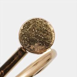 Pre Owned Cartier Juste Un Clou 18k Rose Gold Small Model Ring Size 53