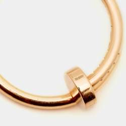 Pre Owned Cartier Juste Un Clou 18k Rose Gold Small Model Ring Size 50