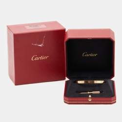 مملوكة مسبقًا Cartier Love 18k Rose Gold Bracelet 19