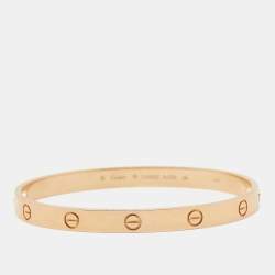 مملوكة مسبقًا Cartier Love 18k Rose Gold Bracelet 19