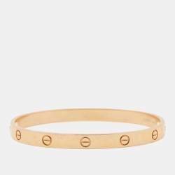 مملوكة مسبقًا Cartier Love 18k Rose Gold Bracelet 19