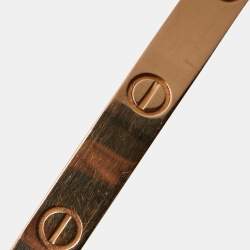 مملوكة مسبقًا Cartier Love 18k Rose Gold Bracelet 19