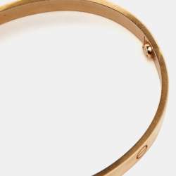 مملوكة مسبقًا Cartier Love 18k Rose Gold Bracelet 19