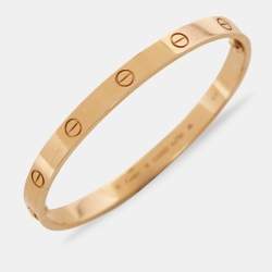 مملوكة مسبقًا Cartier Love 18k Rose Gold Bracelet 19
