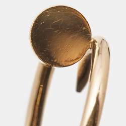 Pre Owned Cartier Juste Un Clou 18k Rose Gold Small Model Ring Size 51