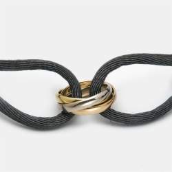 مملوكة مسبقًا Cartier Trinity 18k Three Tone Gold Cord Bracelet