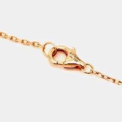 Pre Owned Cartier Trinity 18k Three Tone Gold Necklace