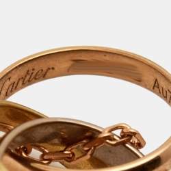 Pre Owned Cartier Trinity 18k Three Tone Gold Necklace