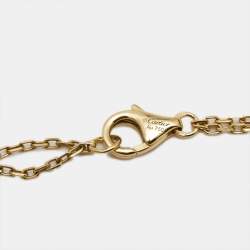 Pre Owned Cartier Love Diamond 18k Yellow Gold Bracelet