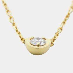 Pre Owned Cartier Diamants Légers 18K Yellow Gold Diamond Necklace
