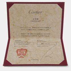 Pre Owned Cartier Diamants Légers 18K Yellow Gold Diamond Necklace