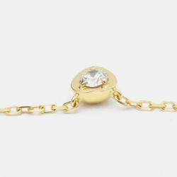 Pre Owned Cartier Diamants Légers 18K Yellow Gold Diamond Necklace