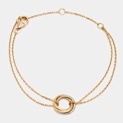 Pre Owned Cartier Trinity 18k Three Tone Gold Bracelet
