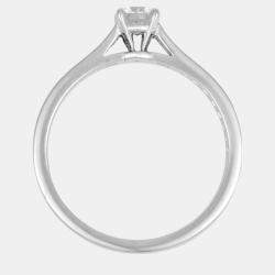 Pre Owned Cartier 1895 Solitaire Platinum Diamond Ring EU 56