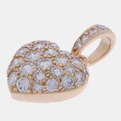 Pre Owned Cartier Hearts 18K Yellow Gold Diamond Charms and Pendants