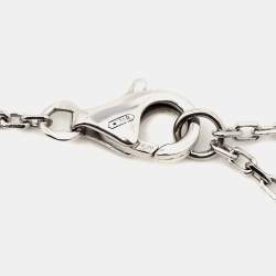 Pre Owned Cartier d'Amour Diamond 18k White Gold Small Model Bracelet