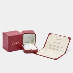 Pre Owned Cartier Juste Un Clou 18K Yellow Gold Ring Size 57