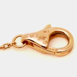 Pre Owned Cartier Amulette De Cartier Pink Opal Diamond 18k Rose Gold Bracelet