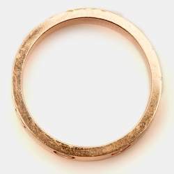 Pre Owned Cartier Love 1 Diamond 18k Rose Gold Wedding Band Ring Size 52