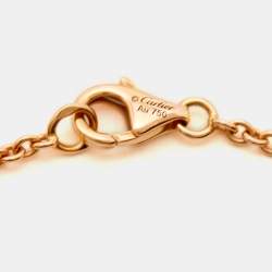 Cartier Love Interlocking Loops 18k Rose Gold Bracelet