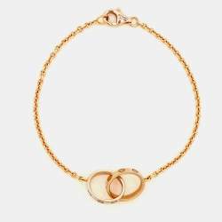 Cartier Love Interlocking Loops 18k Rose Gold Bracelet