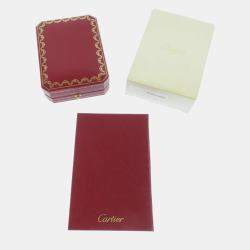 Pre Owned Cartier Heart 18K White Gold Sapphire Necklace