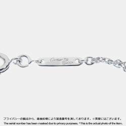 Pre Owned Cartier Heart 18K White Gold Sapphire Necklace