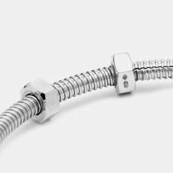 Pre Owned Cartier Ecrou de Cartier 18K White Gold Bracelet 20